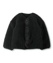 BRANSHES | 【WEB限定】ボアジャケット(ノーカラージャケット)