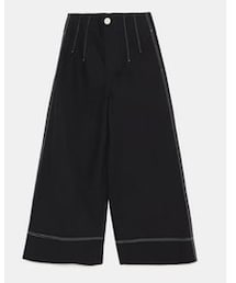 ZARA | キュロットパンツ（ウィメンズ）(その他パンツ)