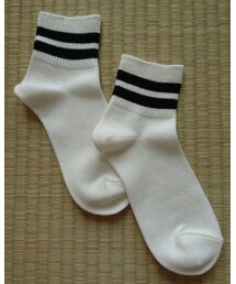 靴下屋 | 黒ラインソックス(ソックス/靴下)