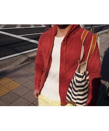 grn | ジーアールエヌ/アシッドウォッシュ ZIP パーカ(パーカー)
