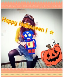 母も なんちゃってミニオンw | ノリノリでしたww(サロペット/オーバーオール)