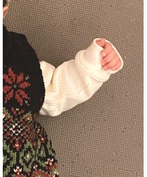 UNIQLO | ワッフルクルーネックT（長袖）990円(Tシャツ/カットソー)