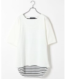 RAGEBLUE | 【抗菌防臭】＜USAコットン使用＞カットオフ裏毛スウェット半袖(Tシャツ/カットソー)