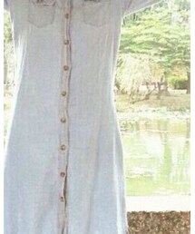 no brand | シャツワンピース