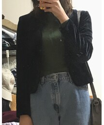 母の | ノーカラージャケット