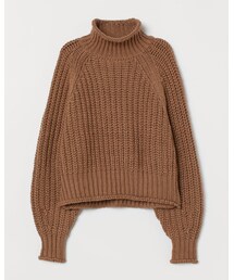 H&M | リブタートルネックセーター(ニット/セーター)