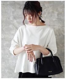 e-zakkamania stores | Merrily フレンチバスクワイドプルオーバー(Tシャツ/カットソー)