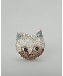 小菅幸子 | 小菅幸子さんの猫ブローチ(ブローチ/コサージュ)