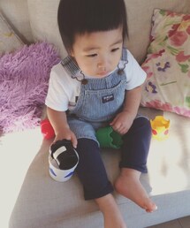 OSHKOSH | ヒッコリーオーバーオール(サロペット/オーバーオール)