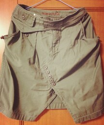 AS KNOW AS plus | カーキカーゴスカート☆(スカート)