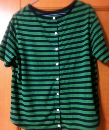 niko and... | グリーンボーダー☆(Tシャツ/カットソー)