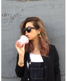 りんご飴ピアス😂 | kaori様からのプレゼント❤️❤️❤️(ピアス（片耳用）)