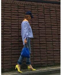 coca（ANDEX shoes product） | トップスめっちゃ安かったです💙(シャツ/ブラウス)