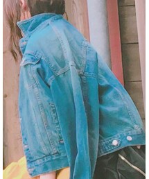 no brand | 2000円くらいですごく安かった🤘ビックシルエット🤘(デニムジャケット)