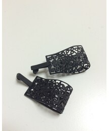 アネモネブーケ | 黒レースピアス(ピアス(両耳用))