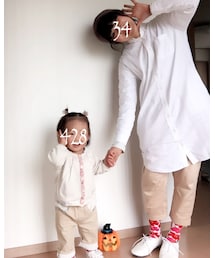 リンクコーデ | 今日はムスメとリンクコーデです◎(その他)