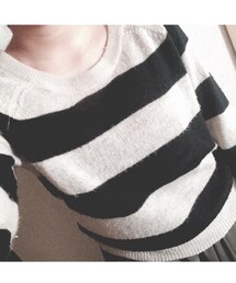 H&M DIVIDED | ボーダーニット(ニット/セーター)