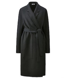 UNIQLO | WOMEN ダブルフェイスラップコート(ジャケット/アウター)