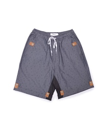 oqLiq | Dot short pants 點點刺繡反摺短褲(その他パンツ)