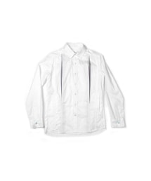 oqLiq | Armor 001 blouse 隱藏千鳥格西裝布襯衫(シャツ/ブラウス)