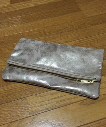 23区 HOMME | ゴールドクラッチバッグ(クラッチバッグ)