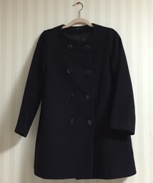 URBAN RESEARCH ROSSO WOMEN | ノーカラーウールコート(その他アウター)