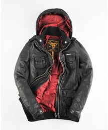 SuperDry | superdry club65 leather jacket(ミリタリージャケット)