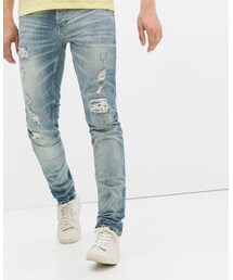 ZARA | 剪洞丹寧褲(デニムパンツ)