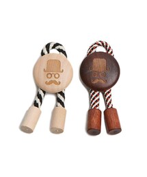 木頭小胸章(ブローチ/コサージュ)