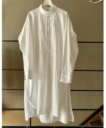 french antique | 1900年代初頭フランスのアンティークロングドレスシャツ(シャツワンピース)