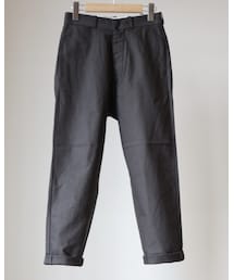 YAECA | チノ ワイドテーパード 60643 ログウッド 28(チノパンツ)