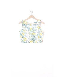 A | Floral sleeveless top(キャミソール)