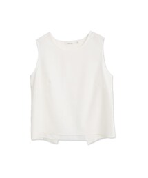 mooncat | MOONCAT 後交錯設計背心(その他トップス)