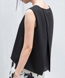 mooncat | MOONCAT 後交錯設計背心(その他トップス)