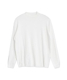 mooncat | 多色羅紋立領細織上衣(ニット/セーター)