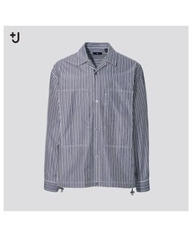 UNIQLO | スーピマコットンオーバーサイズシャツブルゾン(シャツ/ブラウス)