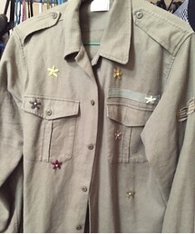 unglid | カーキ秋シャツ(シャツ/ブラウス)