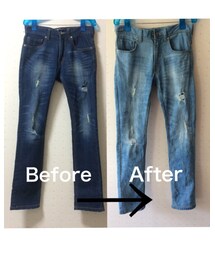 脱色 | デニムパンツ