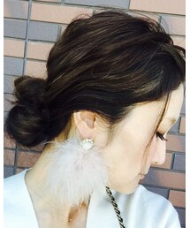 ファーピアス | ピアス（両耳用）