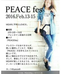 PEACE Fes | その他