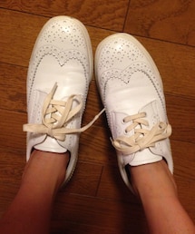 レザーのスニーカー(スニーカー)