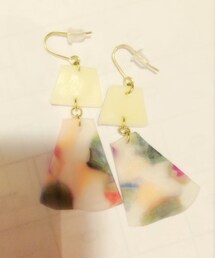 百万遍のてづくりいちのピアス(ピアス（両耳用）)