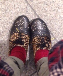 ZARA | レオパードの靴✳︎*
私にしてはちょっとハードめ(ドレスシューズ)