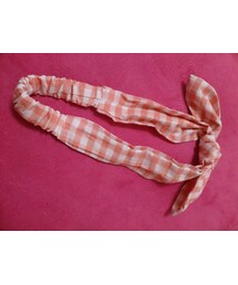 ギンガムカチューム(ヘアバンド)