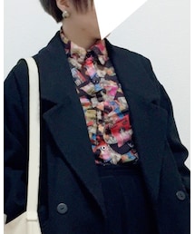 古着 | アメコミ総柄シャツ(シャツ/ブラウス)