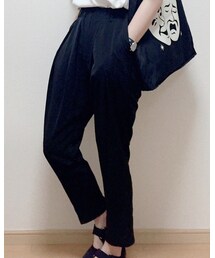 used | テーパードアンクルスラックス(スラックス)