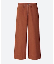 UNIQLO | デニムワイドパンツ(デニムパンツ)