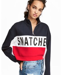 H&M | スウェットショートトップス(スウェット)