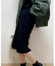 UNIQLO | ハイウエストウールブレンドペンシルスカート(スカート)