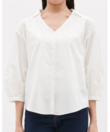 GU | パフスリーブシャツ(7分袖)SB(シャツ/ブラウス)